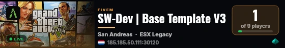 SW-Dev | Base Template V3 live status badge