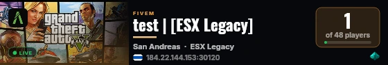 test | [ESX Legacy] live status badge