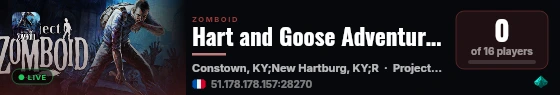 Hart and Goose Adventures live status badge