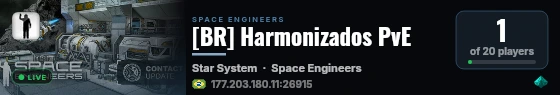 [BR] Harmonizados PvE live status badge