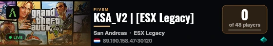 KSA_V2 | [ESX Legacy] live status badge