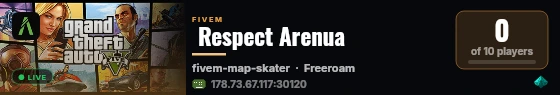  Respect Arenua  live status badge