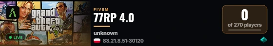 77RP 4.0 live status badge