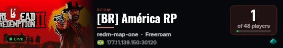 [BR] América RP live status badge