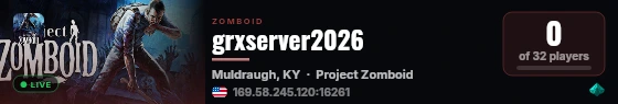grxserver2026 live status badge