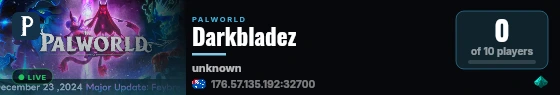 Darkbladez live status badge