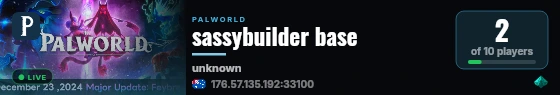 sassybuilder base live status badge