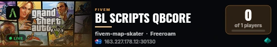 BL SCRIPTS QBCORE live status badge