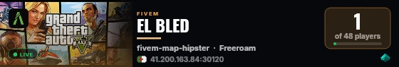 EL BLED live status badge