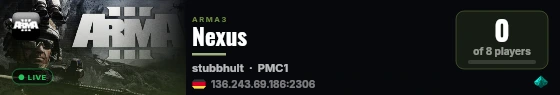 Nexus live status badge