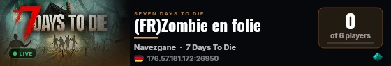 (FR)Zombie en folie live status badge