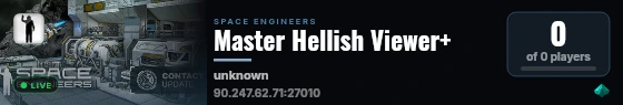 Master Hellish Viewer+ live status badge