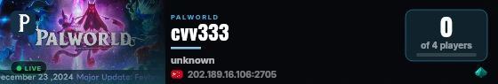 cvv333 live status badge