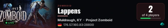 Lappens live status badge
