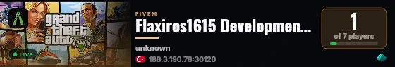 Flaxiros1615 Development DC:flaxiros1615 live status badge
