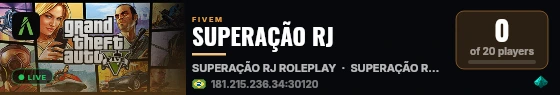 SUPERAÇÃO RJ live status badge