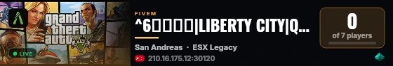^6顺风小镇|LIBERTY CITY|QQ群： live status badge