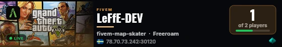 LeFfE-DEV live status badge