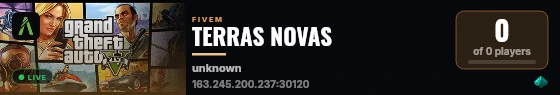 TERRAS NOVAS  live status badge