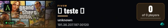 ☀️ teste 🌟 live status badge