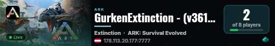 GurkenExtinction - (v361.7) live status badge