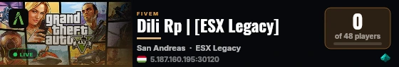 Dili Rp | [ESX Legacy] live status badge