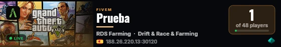 Prueba live status badge