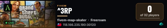 ^3RP live status badge