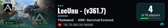 LeeUnu - (v361.7) live status badge