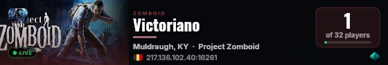 Victoriano live status badge