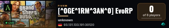 [^0GE^1RM^3AN^0] EvoRP live status badge