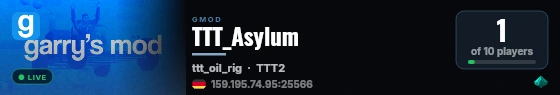 TTT_Asylum live status badge