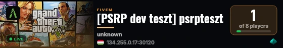 [PSRP dev teszt] psrpteszt live status badge