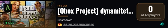 [Qbox Project] dynamitetestserver live status badge