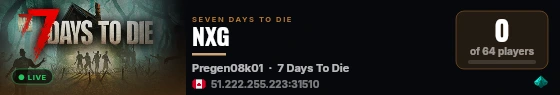NXG live status badge