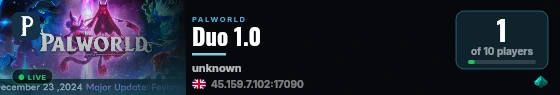 Duo 1.0 live status badge