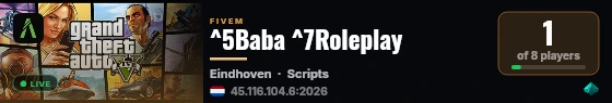 ^5Baba ^7Roleplay live status badge