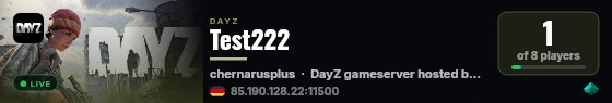 Test222 live status badge