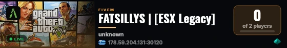 FATSILLYS | [ESX Legacy] live status badge