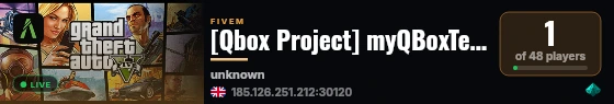[Qbox Project] myQBoxTestServer live status badge