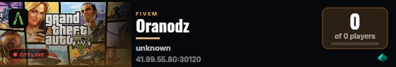 Oranodz live status badge