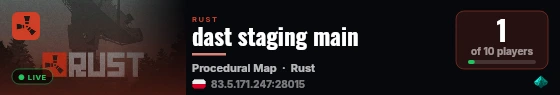 dast staging main live status badge