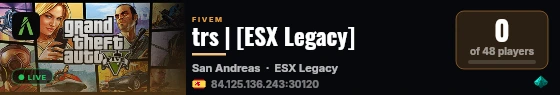 trs | [ESX Legacy] live status badge
