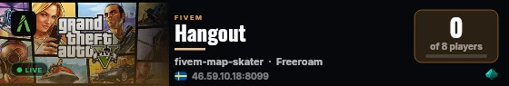Hangout live status badge