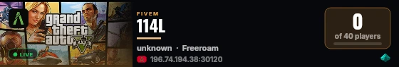114L live status badge