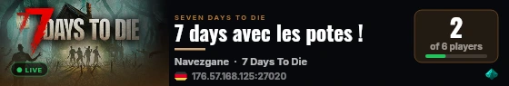 7 days avec les potes ! live status badge