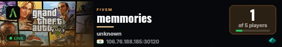 memmories live status badge
