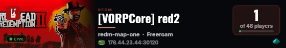 [VORPCore] red2 live status badge