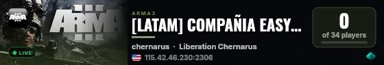 [LATAM] COMPAÑIA EASY OFICIAL | MILSIM | RECLUTAMIENTO CERRADO live status badge