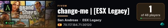 change-me | [ESX Legacy] live status badge